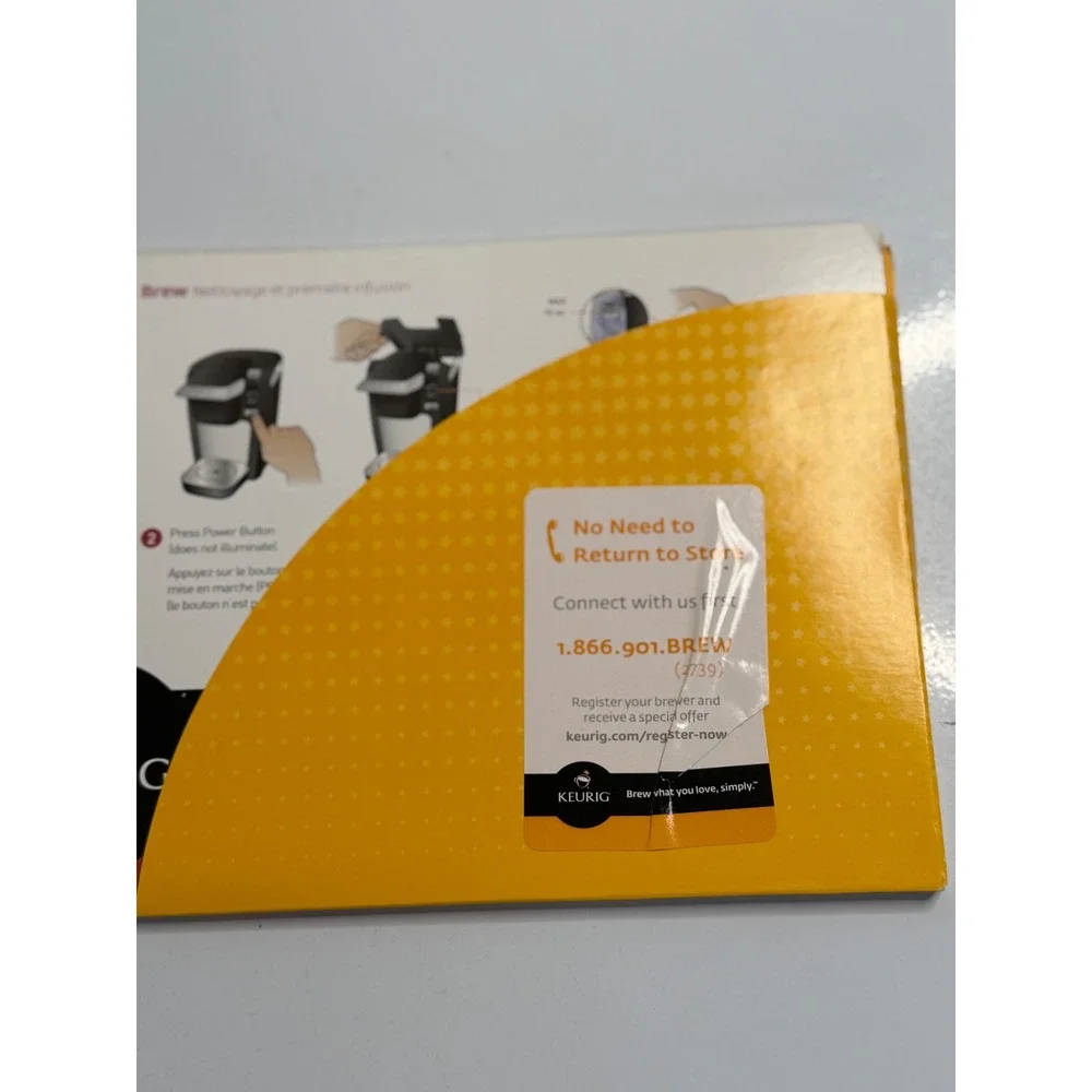 Keurig Owner's‎ Manual K-Cup K10 Mini Plus Brewer Yellow Red Welcome Guide Book